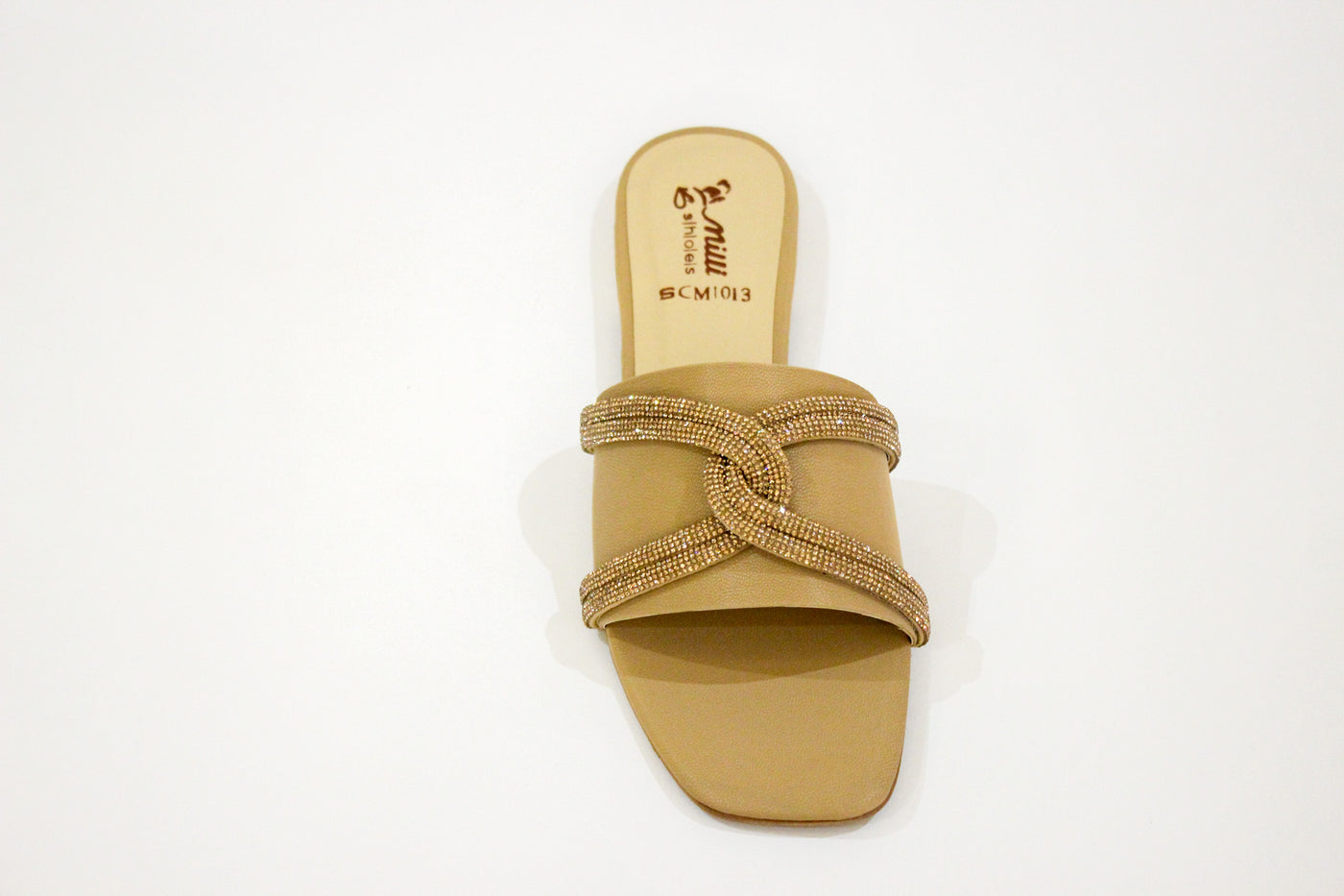Beige fancy Slipper-635