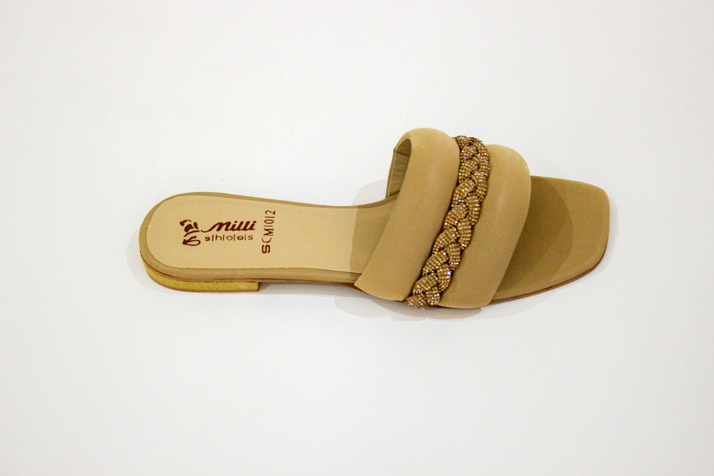 Beige fancy Slipper-634