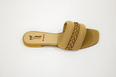Beige fancy Slipper-634