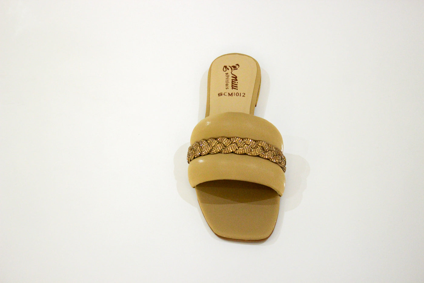 Beige fancy Slipper-634