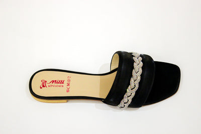 Black Fancy Slipper-634
