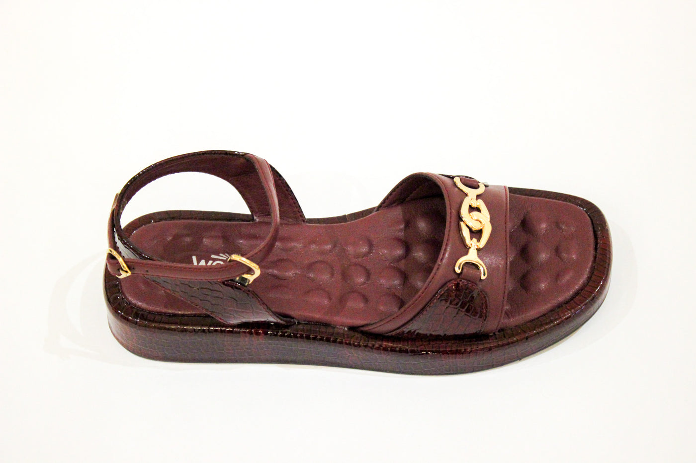 Maroon Medicated Sandal-12112