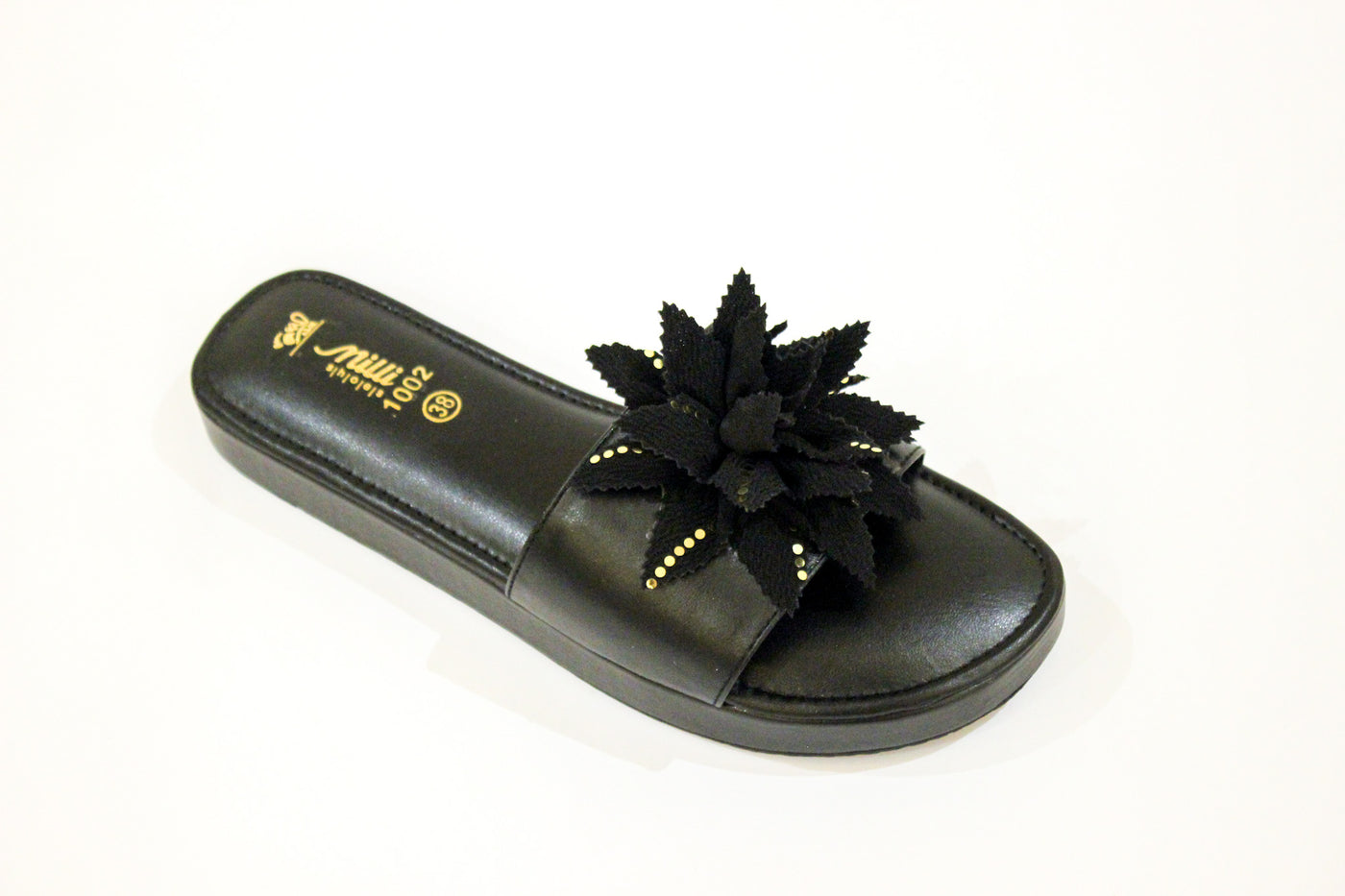 Black Gola Sole slipper-677