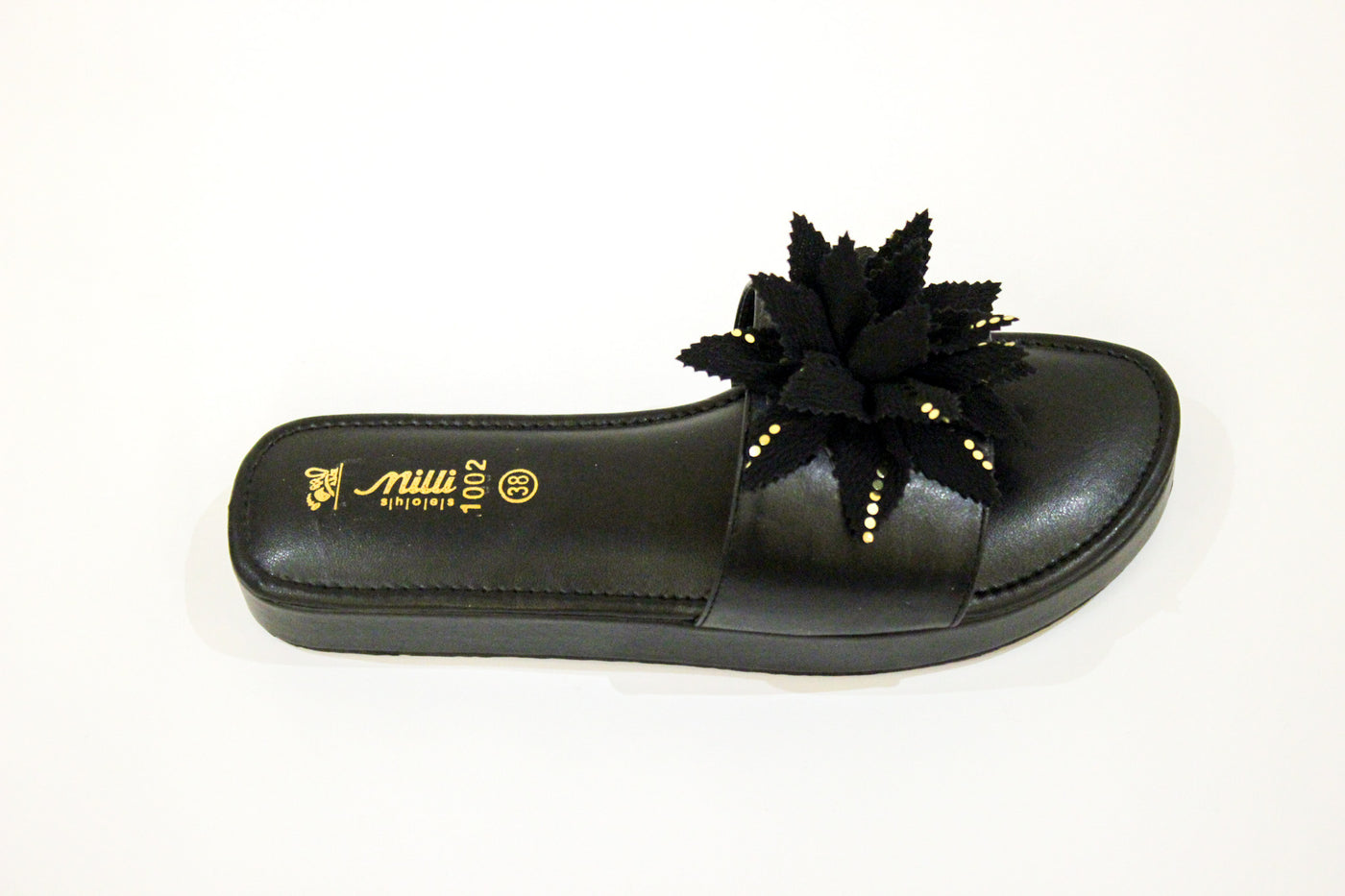 Black Gola Sole slipper-677
