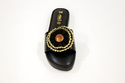 Black Gola Sole slipper-674