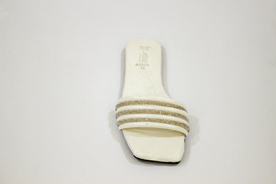 White Flat slipper-343
