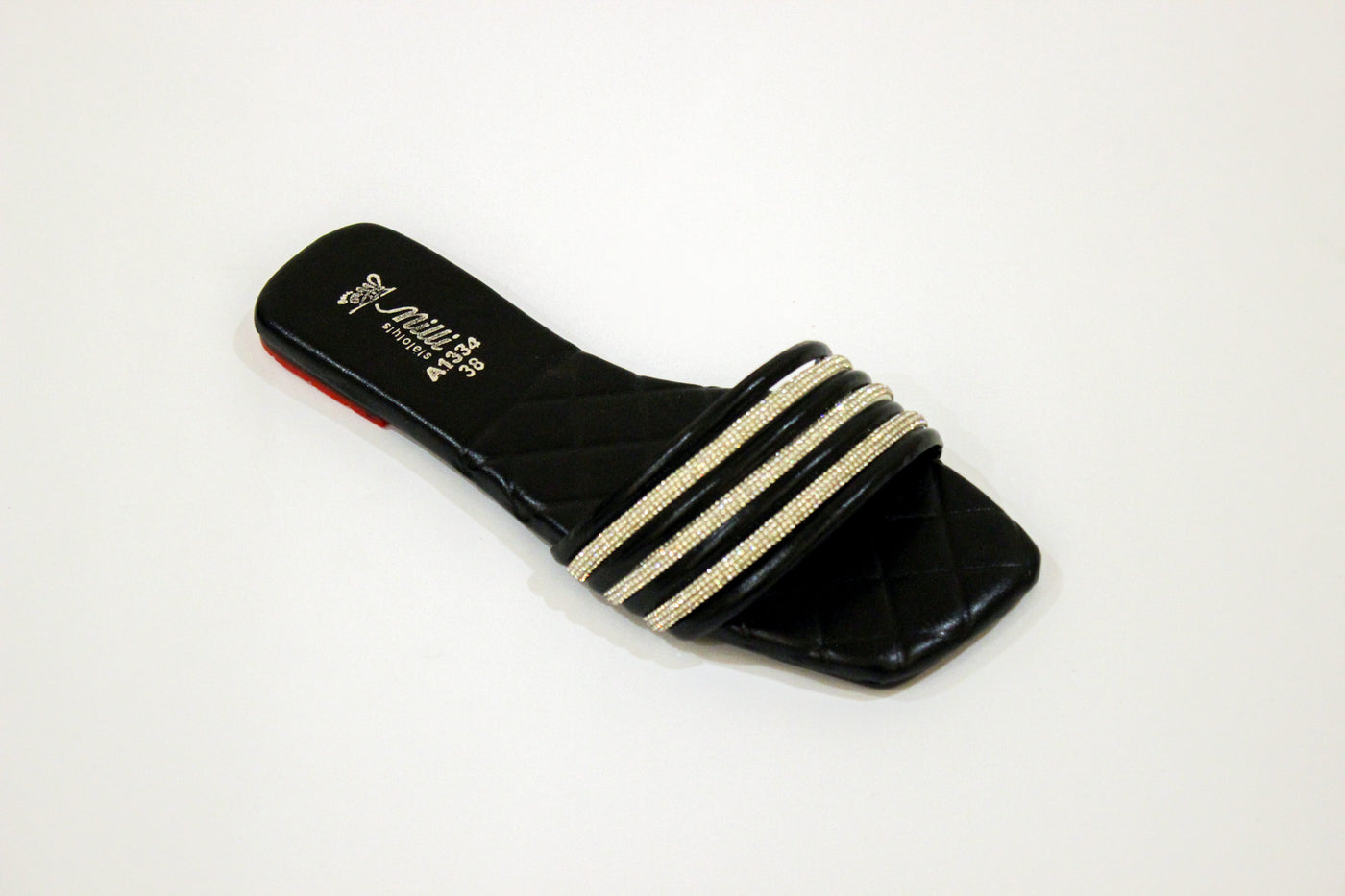 Black Flat slipper-343