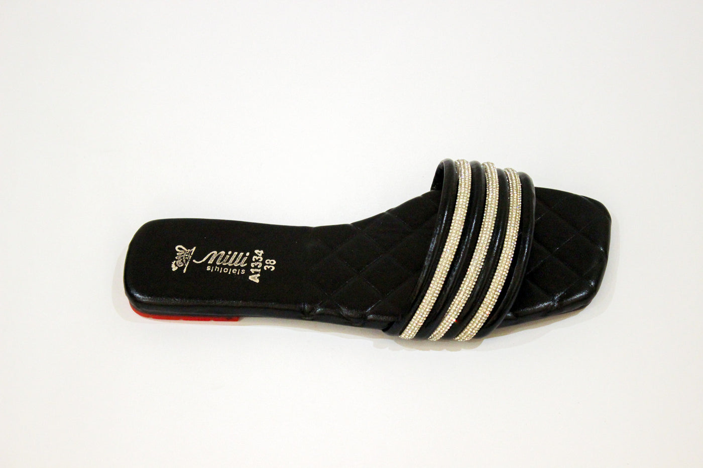 Black Flat slipper-343