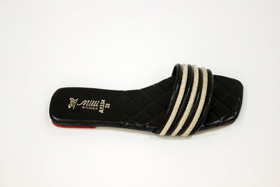 Black Flat slipper-343