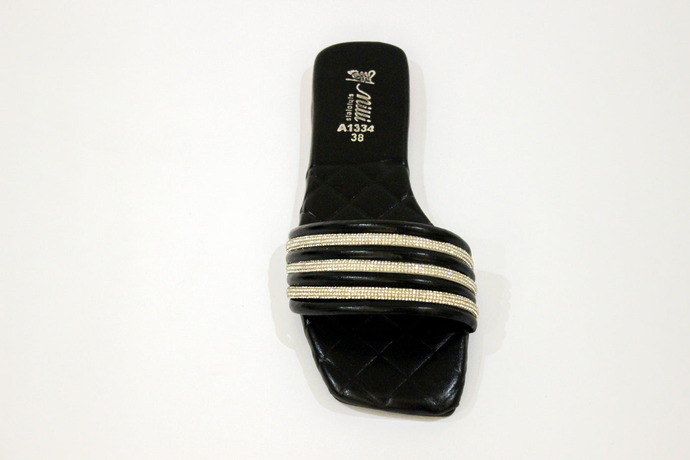 Black Flat slipper-343