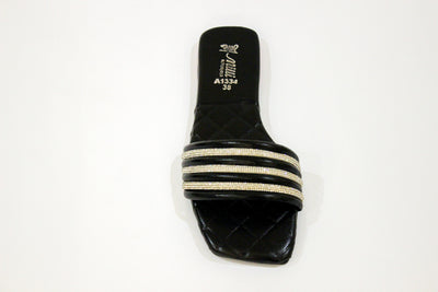 Black Flat slipper-343
