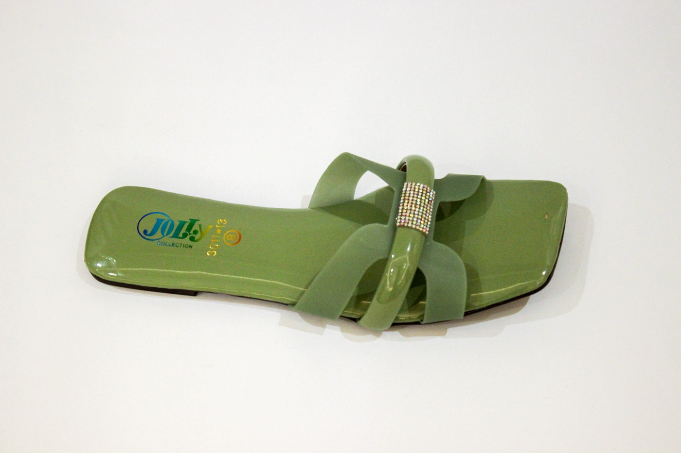 Green Flat Slipper-322