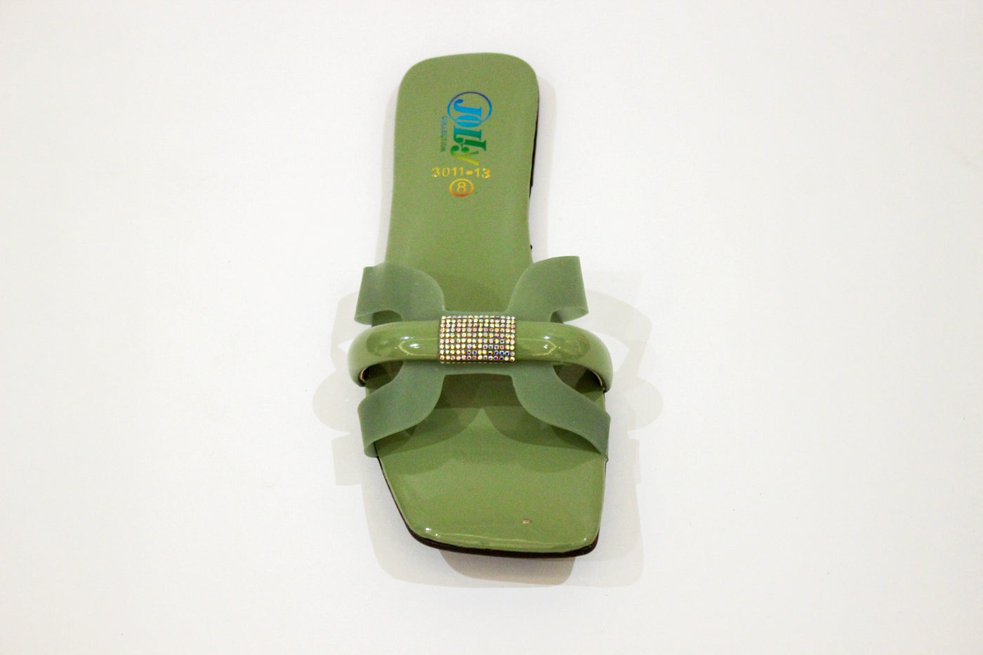 Green Flat Slipper-322