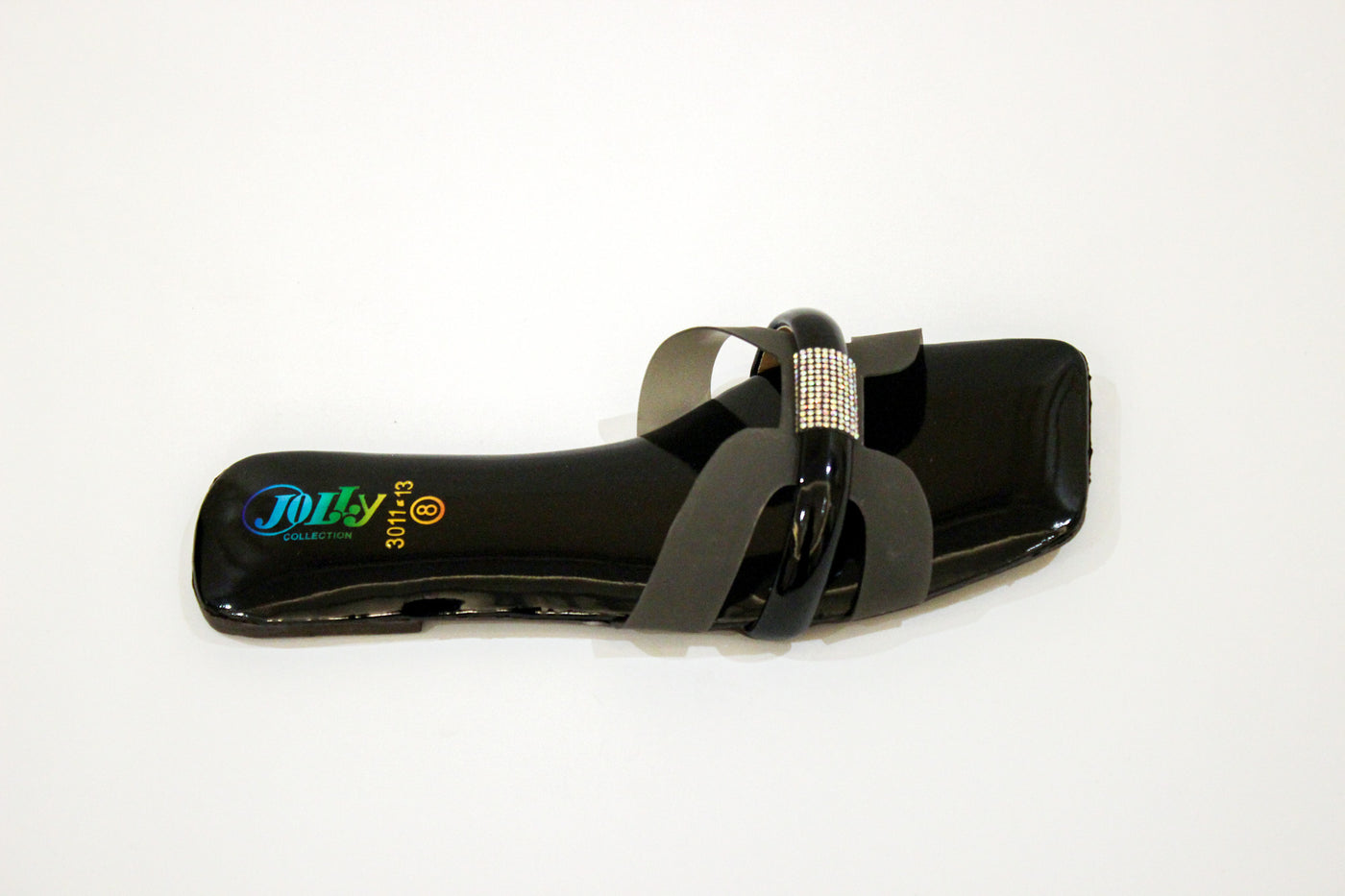Black Flat Slipper-322
