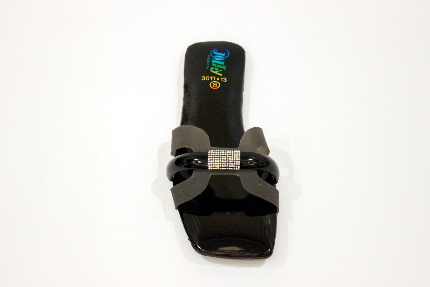 Black Flat Slipper-322