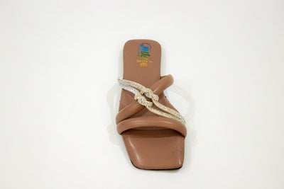 Peach Flat Slipper-321