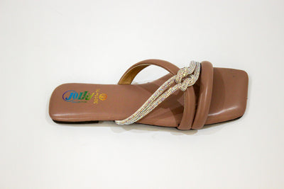 Peach Flat Slipper-321