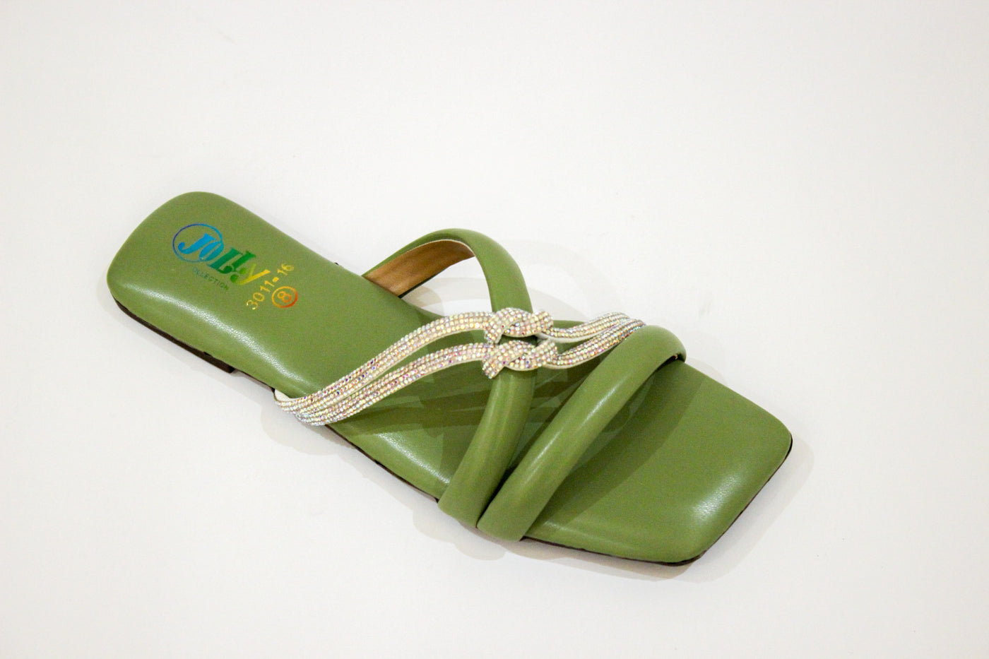 Green Flat Slipper-321