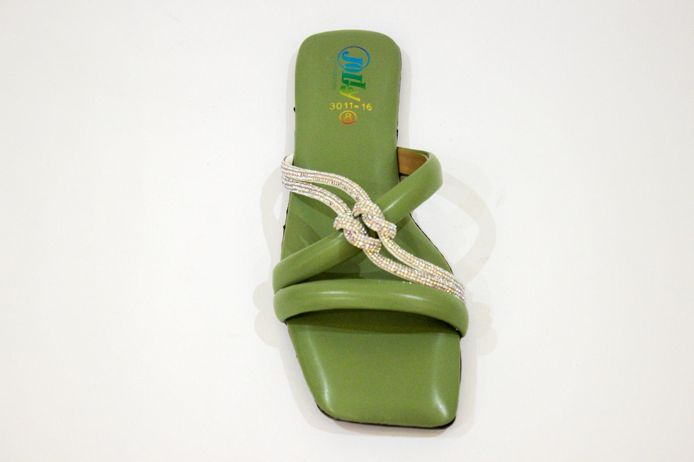 Green Flat Slipper-321
