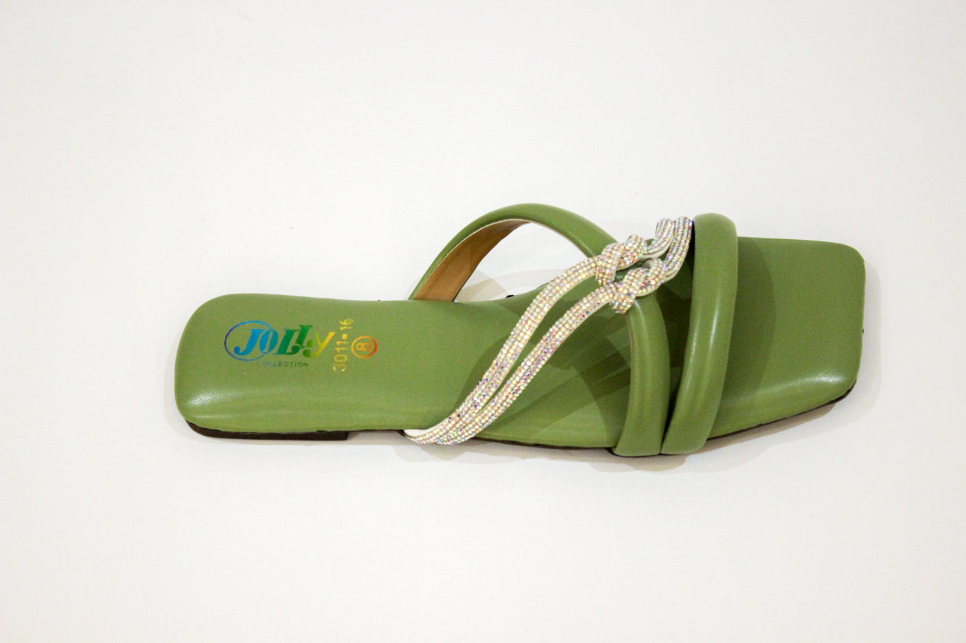 Green Flat Slipper-321