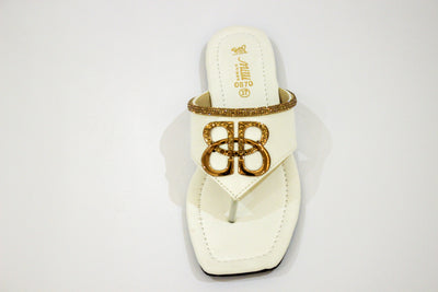 White Flat Kholapuri-4538