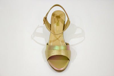 Golden Fancy Sandal-3552