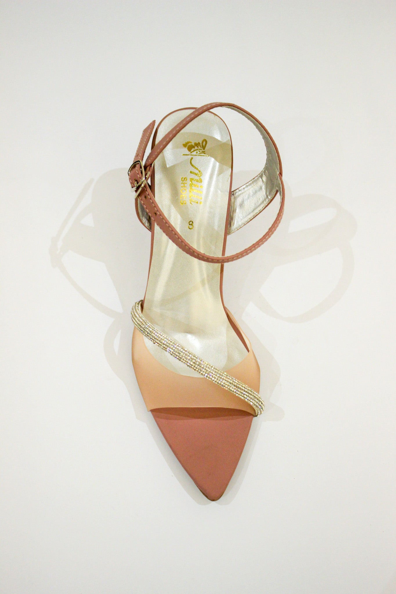 Pink Fancy Heel Sandal-3553